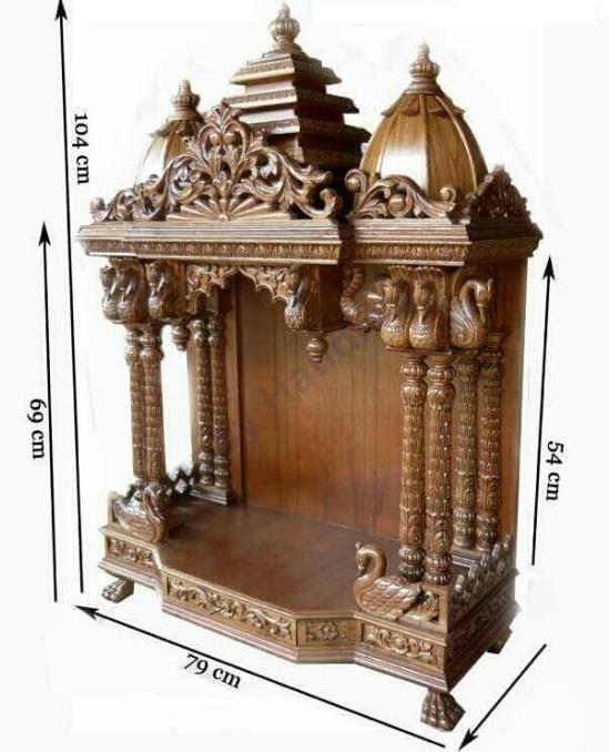 Happy Handicrafts Best Wooden Swing Manufacturer Biggest Indian Wooden Temple